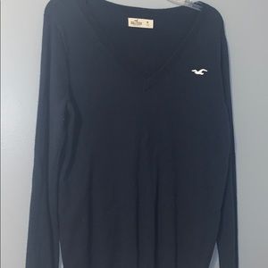 Hollister navy blue sweater